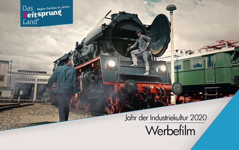 20 04 15 Jahr der Industriekultur 2020 Videoreihe Bahn Werbeclip Tanz Video DampflokFilmproduktion Videoagentur Chemnitz Videomarketing
