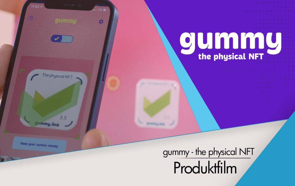 Produktvideo gummy - the physical NFT - Koschmiederfilm