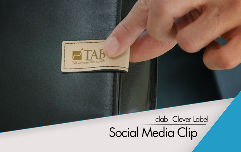 Thumbnail für den Social Media Clip für das innovative Produkt clab von Clever Label